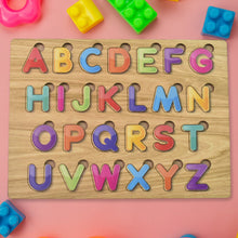 Wooden Puzzle Learning Board for Kids - (1 Pc / Mix Design / random)