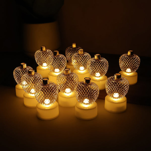 Decorative Apple Shape LED Tealight Candles