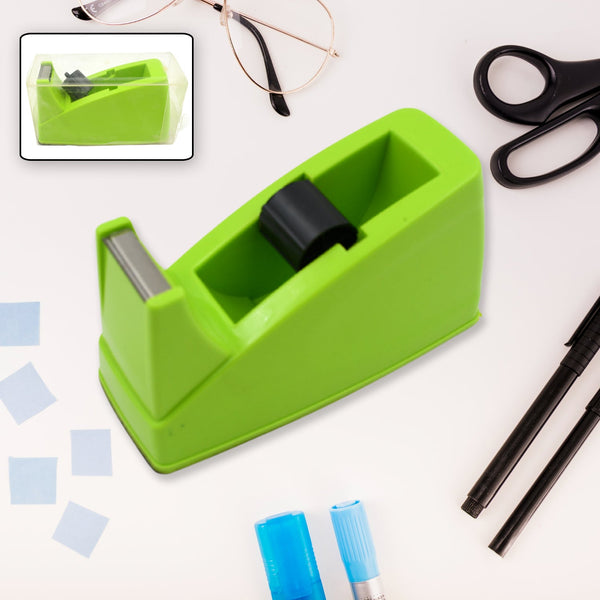 Heavy Duty Plastic Tape Dispenser Cutter for Home, Office & School Use