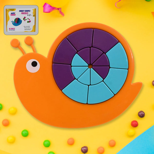 Mini Snail Puzzle â€“ STEM Educational Toy, Puzzle Games for Ages 3-6 (Mix Color)
