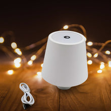 USB Rechargeable LED Bottle Lamp â€“ 3-Color Dimmable Wireless Table Light (1 Pc)