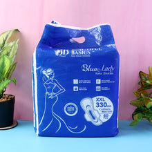 Beautiful Basics Blue Lady Long Pads With Wides Wings Sanitary Pads â€“ 330 mm, 40-Pack