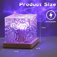 Ocean Wave Projector Lamp â€“ 3D Water Wave LED Night Light with Remote