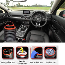 Foldable Storage Bucket â€“ Water Container & Dustbin for Home, Car, Kitchen