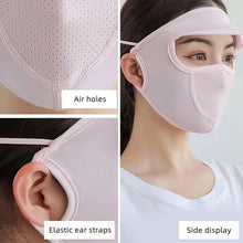 Womenâ€™s Full Face UV Protection Cap with Built-in Mask & Wide Brim Visor (1 Pc)