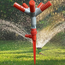 Garden Sprinkler 360Â° Rotating Adjustable Round 5 Arm Lawn Water Sprinkler