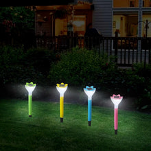 Solar Flower Garden Lights â€“ Outdoor Decorative LED Lamp (2 Pc)