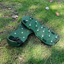 Garden Lawn Aerator Sandals â€“ Spiked Grass Aerator Shoes for Yard & Patio
