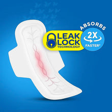 Beautiful Basics Blue Lady Long Pads With Wides Wings Sanitary Pads â€“ 330 mm, 40-Pack