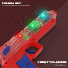 Plastic Gear Simulation Laser Toy Gun â€“ 3D Lights, Music & Rotating (1 Pc, 3+ Years)
