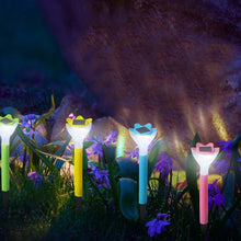 Solar Flower Garden Lights â€“ Outdoor Decorative LED Lamp (2 Pc)
