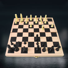 Folding Wooden Chess Board Set (30 Ã— 30 Cm / 1 Set)