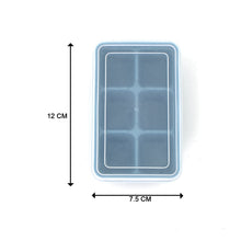 6-Grid Silicone Ice Tray â€“ Ideal for Household Ice Making