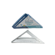 Double-Sided 45Â° Triangle Ruler â€“ 7-Inch Aluminum Alloy Rafter Square for Home Use
