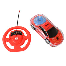 Plastic RC Racing Car â€“ 2-Way Control with Handle Remote & Rechargeable Battery