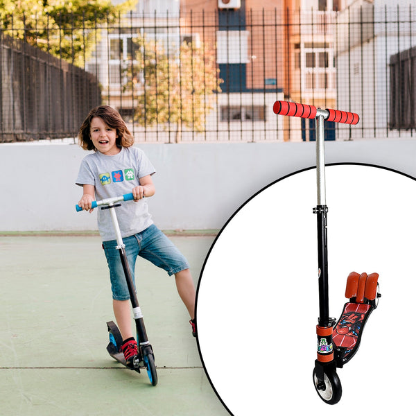 Kids 3-Wheel Leg Push Scooter with Adjustable Height (4â€“8 Years)