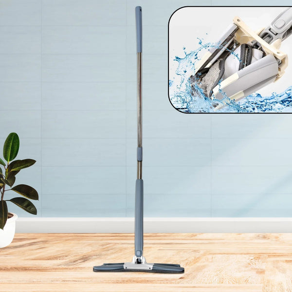 360Â° flat hand mop for cleaning floors, walls, and ceilings