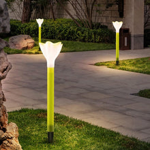 Solar Flower Garden Lights â€“ Outdoor Decorative LED Lamp (2 Pc)