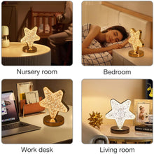 Star Crystal Diamond Touch Lamp â€“ USB Rechargeable, 3-Way Dimmable