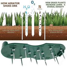 Garden Lawn Aerator Sandals â€“ Spiked Grass Aerator Shoes for Yard & Patio