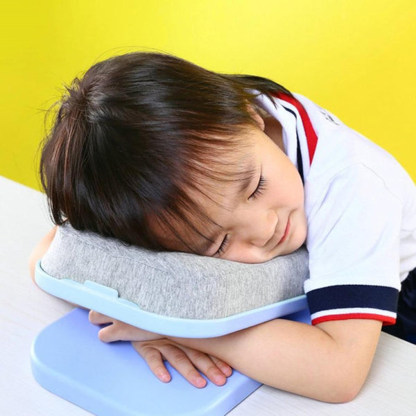 Foldable Soft Nap Doughnut Pillow â€“ Slow-Rebound, Portable Head Cushion Kids & Office