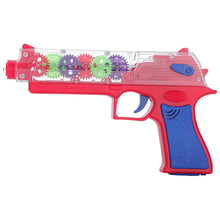 Plastic Gear Simulation Laser Toy Gun â€“ 3D Lights, Music & Rotating (1 Pc, 3+ Years)