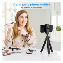Flexible Mini Tripod Stand with Adjustable Mobile Holder