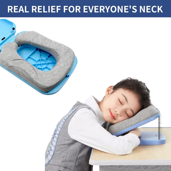 Foldable Soft Nap Doughnut Pillow â€“ Slow-Rebound, Portable Head Cushion Kids & Office