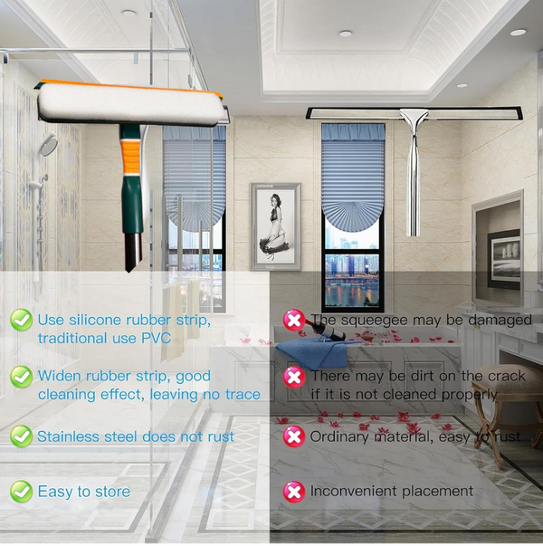 3-in-1 Glass Wiper â€“ Multi-Surface Cleaner for Home & Office