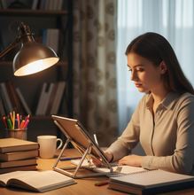 Metal Portable Laptop Stand â€“ 6-Angle Adjustable Riser for Laptops, Phones & Tablets