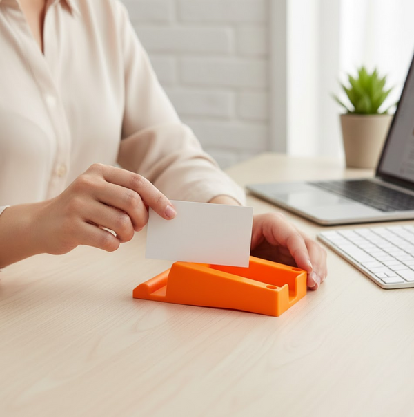 Plastic Business Card & Mobile Holder (1 Pc)