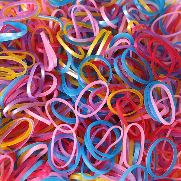 Multicolor Rubber Bands â€“ Elastic & Reusable for Office & Home (0.5 Inch / 100GM)