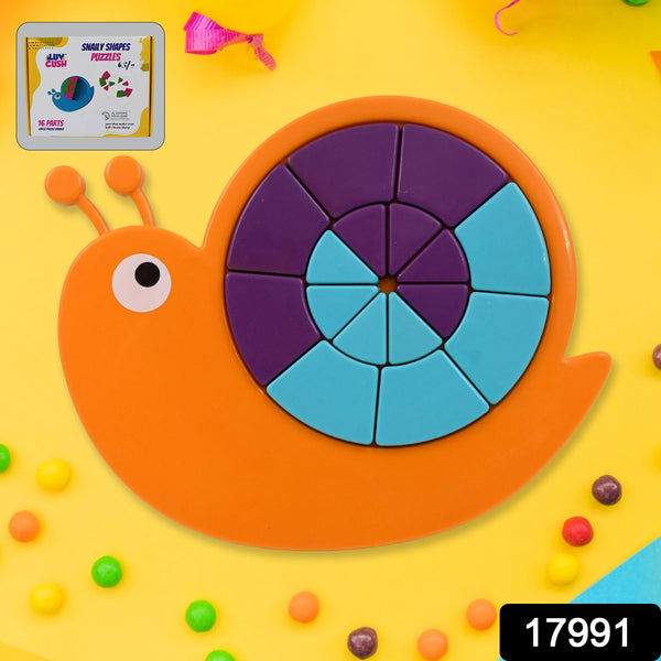 Mini Snail Puzzle â€“ STEM Educational Toy, Puzzle Games for Ages 3-6 (Mix Color)