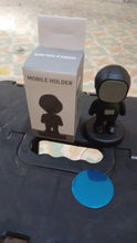 Cartoon Astronaut Magnetic Mobile Phone Holder â€“ 360Â° Rotating Car Mount (1 Pc)