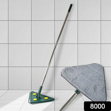 2-in-1 Extendable Triangle Mop â€“ 360Â° Rotating Telescopic Mop (1 Pc)