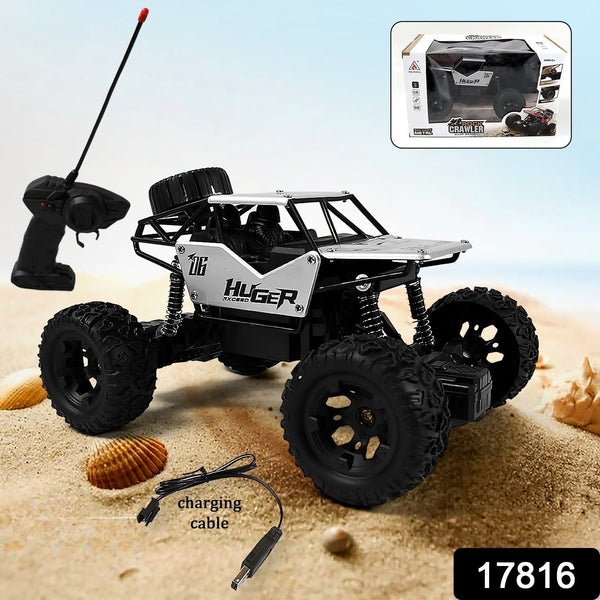 Rock Crawler Monster RC Truck â€“ All-Terrain Rechargeable Stunt Racing Car