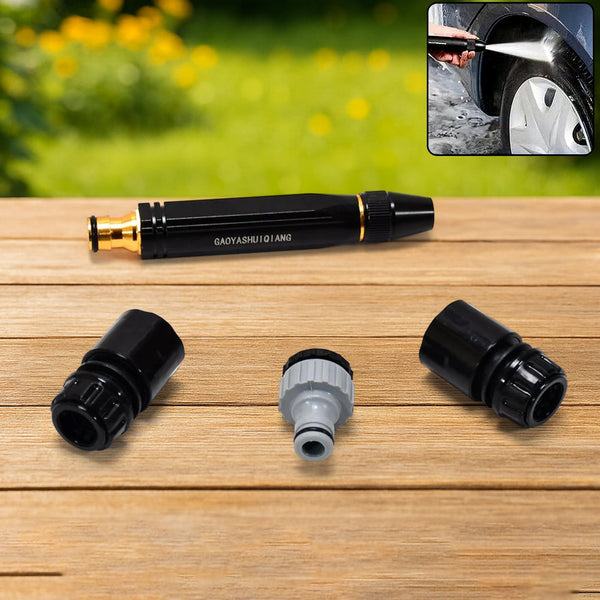 High Pressure Water Gun Nozzle â€“ Car Wash & Garden Spray Gun (Alloy)
