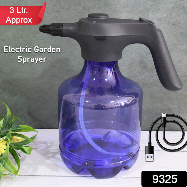 Electric 3L Garden Sprayer â€“ Automatic, Rechargeable Watering Can Fertilizing (1 Pc)