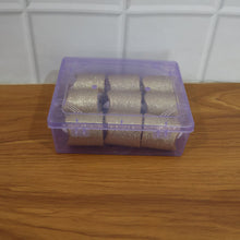 Christmas Premium Glitter LED Tealight Candles (9 Pc Set)