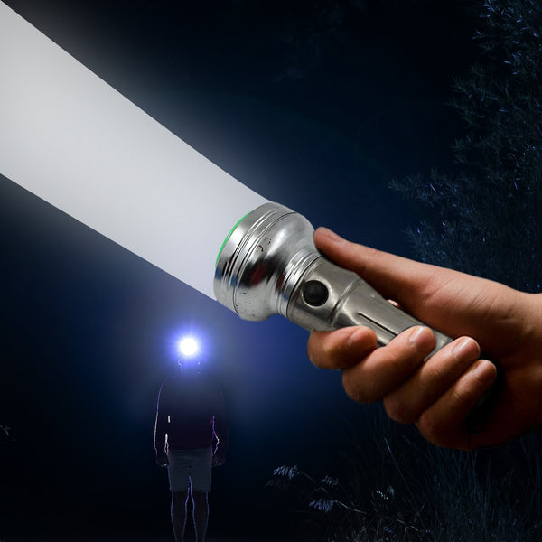 Nostalgic Portable Flashlight â€“ Simple Iron Outdoor Old-Fashioned Torch Light