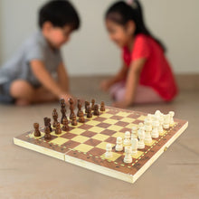 Foldable Wooden Chess Board Set (30 Ã— 30 Cm / 1 Set)