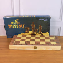Foldable Wooden Chess Board Set (30 Ã— 30 Cm / 1 Set)