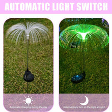 Solar-Powered Fiber Optic Garden Light - (1 Pc)