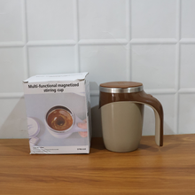 Stirring Coffee Mug | Magnetic Stirring Coffee Cup | Stainless Steel Mug for Milk | Travel Mixing Cup | Self Stirring Coffee Mug, Suitable for Coffee / Milk / Hot Chocolat | Battery Operated ( Battery Not Included)