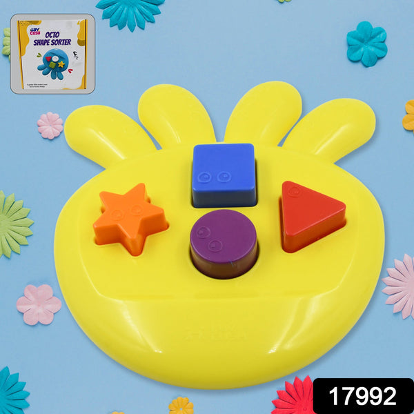 Octo Shape Sorter Toy for Kidsâ€™ Learning & Grasping (1 Pc)